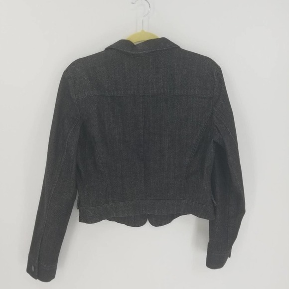 New York & Company Military Steampunk Blazer Jacket Size 10 Black Marching Band - Picture 2 of 4